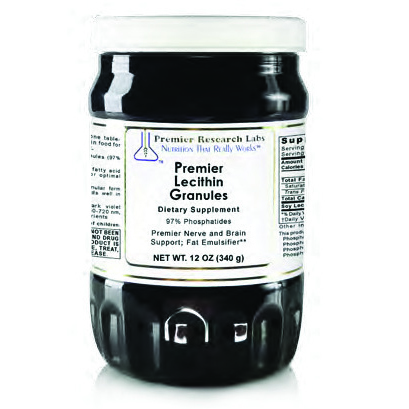 Lecithin Granules, 12oz Powder, Premier Research Labs